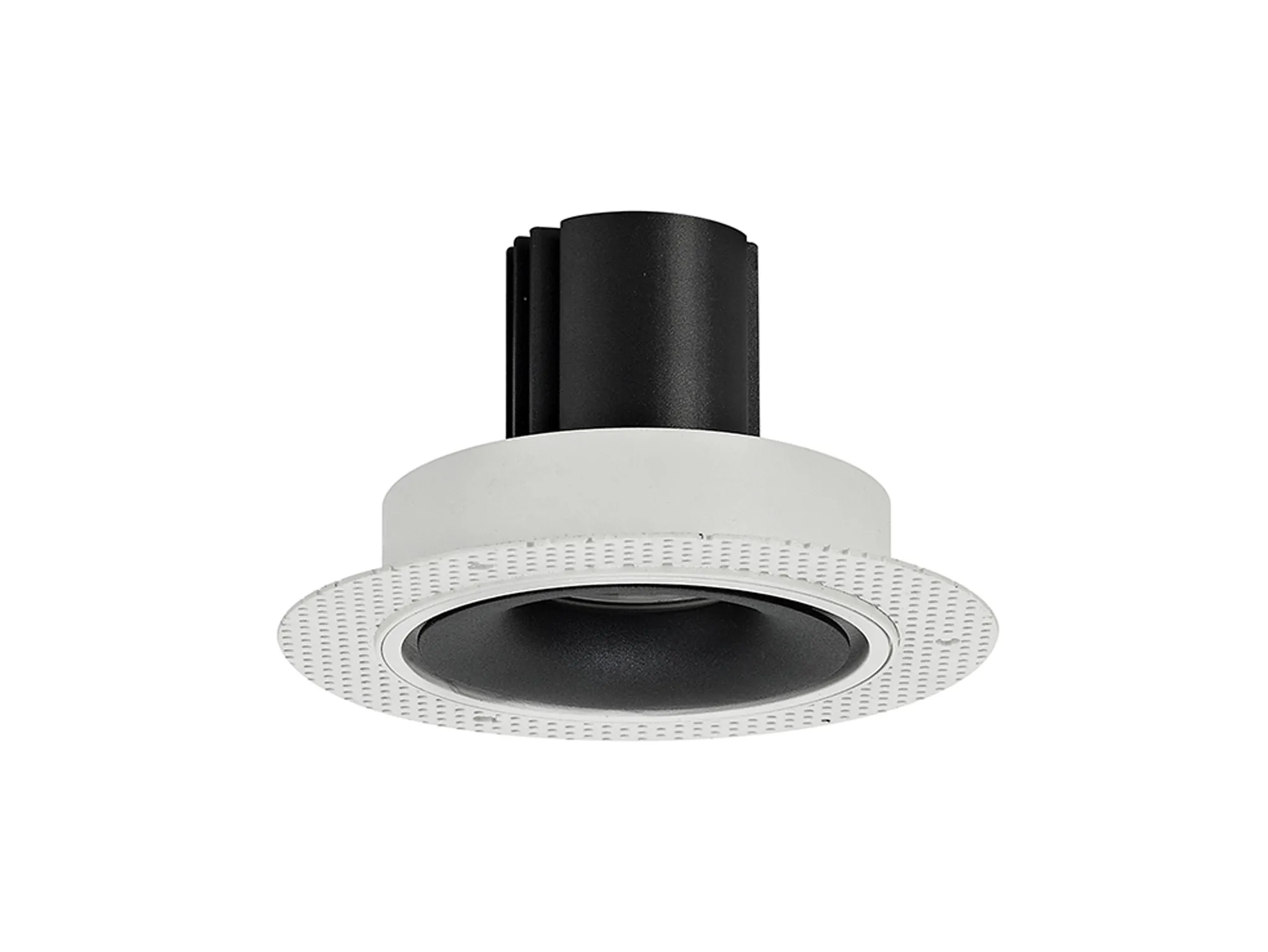 Bolor T 9 Tridonic Powered 9W 3000K 840lm 36° CRI>90 LED Engine White/Black Trimless Fixed Recessed Spotlight, IP20